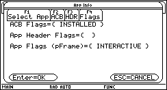 App Info - Flags