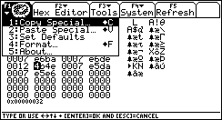 Command Post F1 Menu