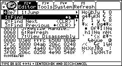 F2 Find Menu