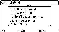 Leak Watch Report for App1