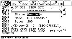 Low Ram Simulation